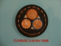 CJV85/SC 0.6/1KV 3*95船用電力電纜